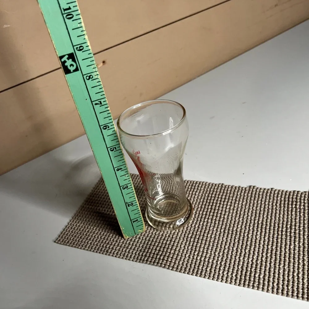 Vintage Kold Draft Beer System Tasting Glass Americas Finest Red Logo 4 inch